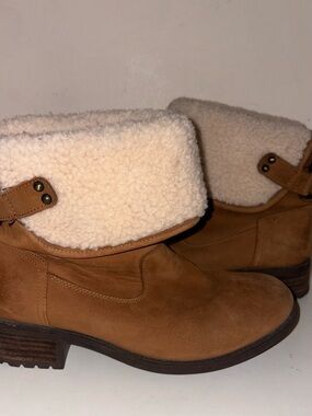 Ugg Aldon 1017486 Winter Boot, Women's Size 8 Chestnut MSRP: Brown suede ankle b